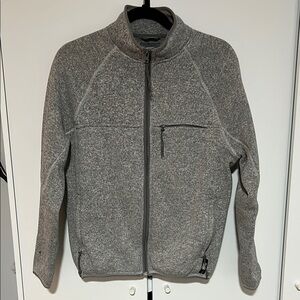 J Crew - Men's Gray Full-Zip Sweater. Nordic Series